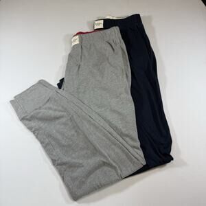 Abercrombie Lot Of 2 Vintage Y2K Holiday Lightweight Pajama Jogger Pants - Small